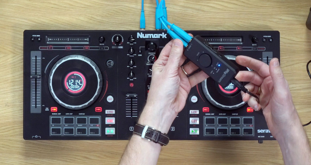 Interfaz de audio iRig Stream Mundo del DJ